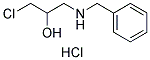 1-(BENZYLAMINO)-3-CHLOROPROPAN-2-OL HYDROCHLORIDE 结构式