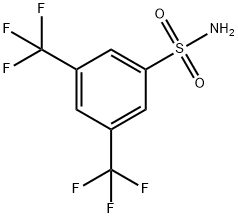 3,5-BIS(TRIFLUOROMETHYL)BENZENESULFONAMIDE 结构式