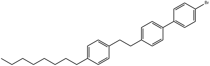 4-Bromo-4'-(4-octylphenethyl)-1,1'-biphenyl 结构式