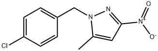 1-(4-CHLORO-BENZYL)-5-METHYL-3-NITRO-1H-PYRAZOLE 结构式