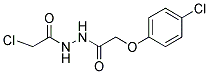 2-CHLORO-N'-[(4-CHLOROPHENOXY)ACETYL]ACETOHYDRAZIDE 结构式
