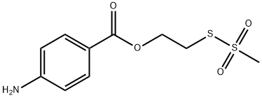 BENZOCAINE METHANETHIOSULFONATE 结构式