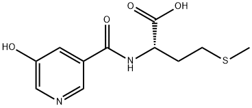 2-[(5-HYDROXY-PYRIDINE-3-CARBONYL)-AMINO]-4-METHYLSULFANYL-BUTYRIC ACID 结构式
