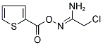 2-CHLORO-N'-[(2-THIENYLCARBONYL)OXY]ETHANIMIDAMIDE 结构式