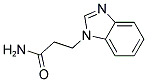 3-(1H-BENZIMIDAZOL-1-YL)PROPANAMIDE 结构式