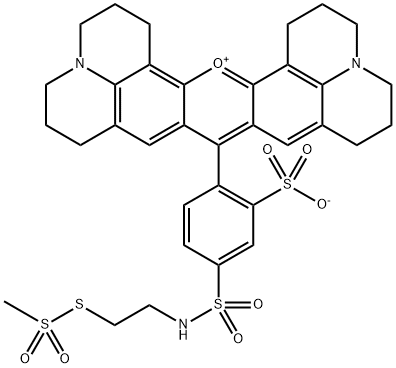 TEXAS RED-2-SULFONAMIDOETHYL METHANETHIOSULFONATE 结构式