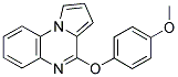 4-(4-METHOXYPHENOXY)PYRROLO[1,2-A]QUINOXALINE 结构式