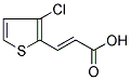 3-(3-CHLORO-2-THIENYL)ACRYLIC ACID 结构式