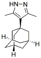 4-ADAMANTAN-1-YL-3,5-DIMETHYL-1H-PYRAZOLE 结构式