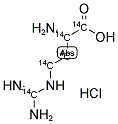 L-ARGININE-UL-14C MONOHYDROCHLORIDE 结构式