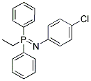 [(4-CHLOROPHENYL)IMINO](ETHYL)DIPHENYLPHOSPHORANE 结构式