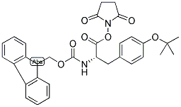 FMOC-TYR(TBU)-OSU 结构式