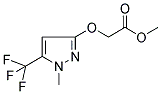 METHYL 2-([1-METHYL-5-(TRIFLUOROMETHYL)-1H-3-PYRAZOLYL]OXY)ACETATE 结构式