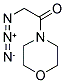 1-(2-MORPHOLIN-4-YL-2-OXOETHYL)TRIAZA-1,2-DIEN-2-IUM 结构式