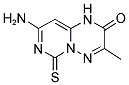 8-AMINO-3-METHYL-6-THIOXO-1,6-DIHYDRO-2H-PYRIMIDO[1,6-B][1,2,4]TRIAZIN-2-ONE 结构式