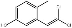 3-(2,2-二氯乙烯基)-4-甲基苯酚 结构式