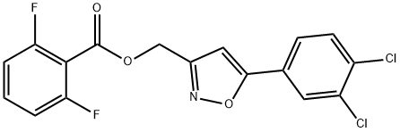 [5-(3,4-DICHLOROPHENYL)-3-ISOXAZOLYL]METHYL 2,6-DIFLUOROBENZENECARBOXYLATE