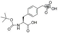 BOC-L-PHE(4-CH2-SO3H) 结构式