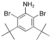 2,6-DIBROMO-3,5-DITERT-BUTYLANILINE 结构式