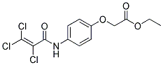 ETHYL 2-(4-[(2,3,3-TRICHLOROALLANOYL)AMINO]PHENOXY)ACETATE 结构式