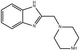 2-(哌嗪-1-基甲基)-1H-苯并[D]咪唑 结构式