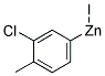 3-CHLORO-4-METHYLPHENYLZINC IODIDE 结构式