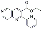 2-(PYRIDIN-2-YL)-1,6-NAPHTHYRIDINE-3-CARBOXYLIC ACID, ETHYL ESTER 结构式
