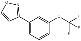 3-(3-(三氟甲氧基)苯基)异噁唑 结构式