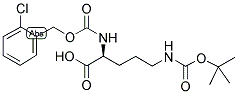 N-ALPHA-2-CHLORO-CARBOBENZOXY,N-DELTA-T-BUTOXYCARBONYL-L-ORNITHINE 结构式