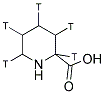 2-PIPERIDINE CARBOXYLIC ACID [2,3,4,5,6-3H] 结构式
