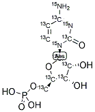 CMP (U-13C9; U-15N3) 结构式