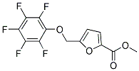 5-PENTAFLUOROPHENYLOXYMETHYL-FURAN-2-CARBOXYLIC ACID METHYL ESTER 结构式