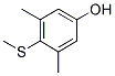 3,5-DIMETHYL-4-METHYLSULFANYL-PHENOL 结构式