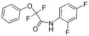 N-(2,4-DIFLUOROPHENYL)-2,2-DIFLUORO-2-PHENOXYACETAMIDE 结构式