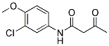 N-(3-CHLORO-4-METHOXYPHENYL)-3-OXOBUTANAMIDE 结构式