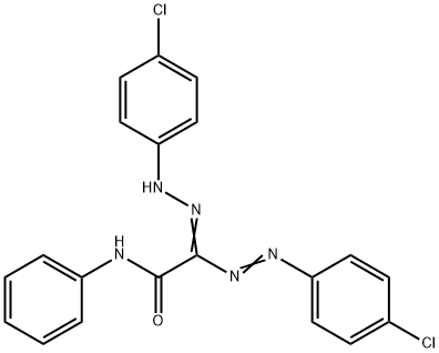 2-[2-(4-CHLOROPHENYL)DIAZENYL]-2-[2-(4-CHLOROPHENYL)HYDRAZONO]-N-PHENYLACETAMIDE 结构式