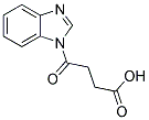 4-BENZOIMIDAZOL-1-YL-4-OXO-BUTYRIC ACID 结构式