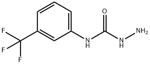 N-[3-(TRIFLUOROMETHYL)PHENYL]-1-HYDRAZINECARBOXAMIDE 结构式