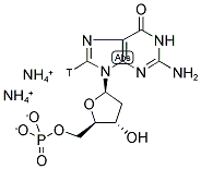 2'-DEOXYGUANOSINE 5'-MONOPHOSPHATE, DIAMMONIUM SALT, [8-3H]- 结构式