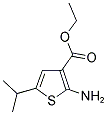 ETHYL 2-AMINO-5-ISOPROPYLTHIOPHENE-3-CARBOXYLATE 结构式