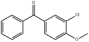 (3-CHLORO-4-METHOXYPHENYL)(PHENYL)METHANONE 结构式