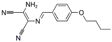 2-AMINO-1-(1-AZA-2-(4-BUTOXYPHENYL)VINYL)ETHENE-1,2-DICARBONITRILE 结构式