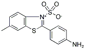 2-(P-AMINOPHENYL)-6-METHYLBENZOTHIAZOLE-3-MONOSULFONIC ACID 结构式