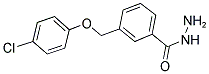 3-(4-CHLORO-PHENOXYMETHYL)-BENZOIC ACID HYDRAZIDE 结构式