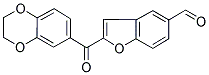 2-(2,3-DIHYDRO-1,4-BENZODIOXIN-6-YLCARBONYL)-1-BENZOFURAN-5-CARBOXALDEHYDE 结构式