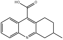 3-METHYL-1,2,3,4-TETRAHYDRO-ACRIDINE-9-CARBOXYLIC ACID 结构式