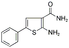 2-AMINO-5-PHENYL-3-THIOPHENECARBOXAMIDE 结构式