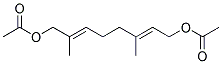 8-(Acetyloxy)-2,6-dimethylocta-2,6-dienyl acetate 结构式