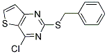 2-(BENZYLSULFANYL)-4-CHLOROTHIENO[3,2-D]PYRIMIDINE 结构式