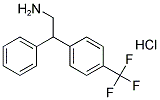 2-PHENYL-2-[4-(TRIFLUOROMETHYL)PHENYL]ETHYLAMINEHYDROCHLORIDE 结构式